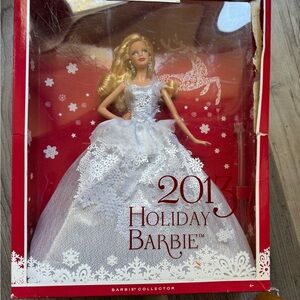 Barbie Holiday Doll in Sparkling White Gown